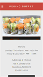 Mobile Screenshot of pekingbuffetnj.com