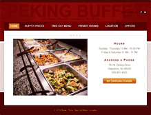 Tablet Screenshot of pekingbuffetnj.com